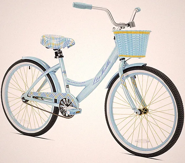 24" Kent La Jolla Girls Cruiser Bike, Teen Ages 13+, Light Blue