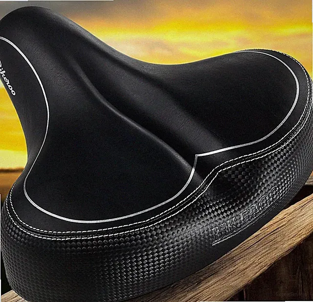 BIKEROO BRAND Bike Seat Oversize Extra Wide Padded Bicycle Seat for Men & Women