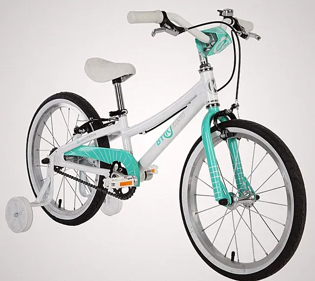 ByK E-350 Girls Celeste Green - 18" Kid's Bicycle - Age 5-7, ONLY 17 LBS