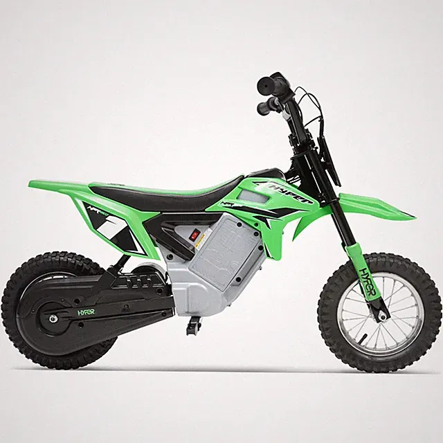 Hyper Toys HPR 350 Dirt Bike 24 Volt Electric Motorcycle in Green