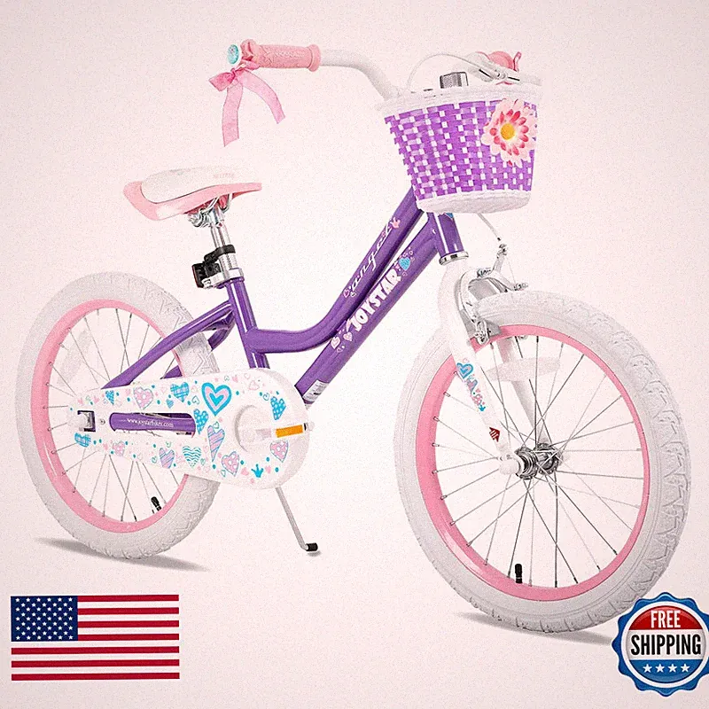 Joystar 18 Inch Girls Bike For 5-9 Years Old Kids Bike For Ages 5-8 Years Girls