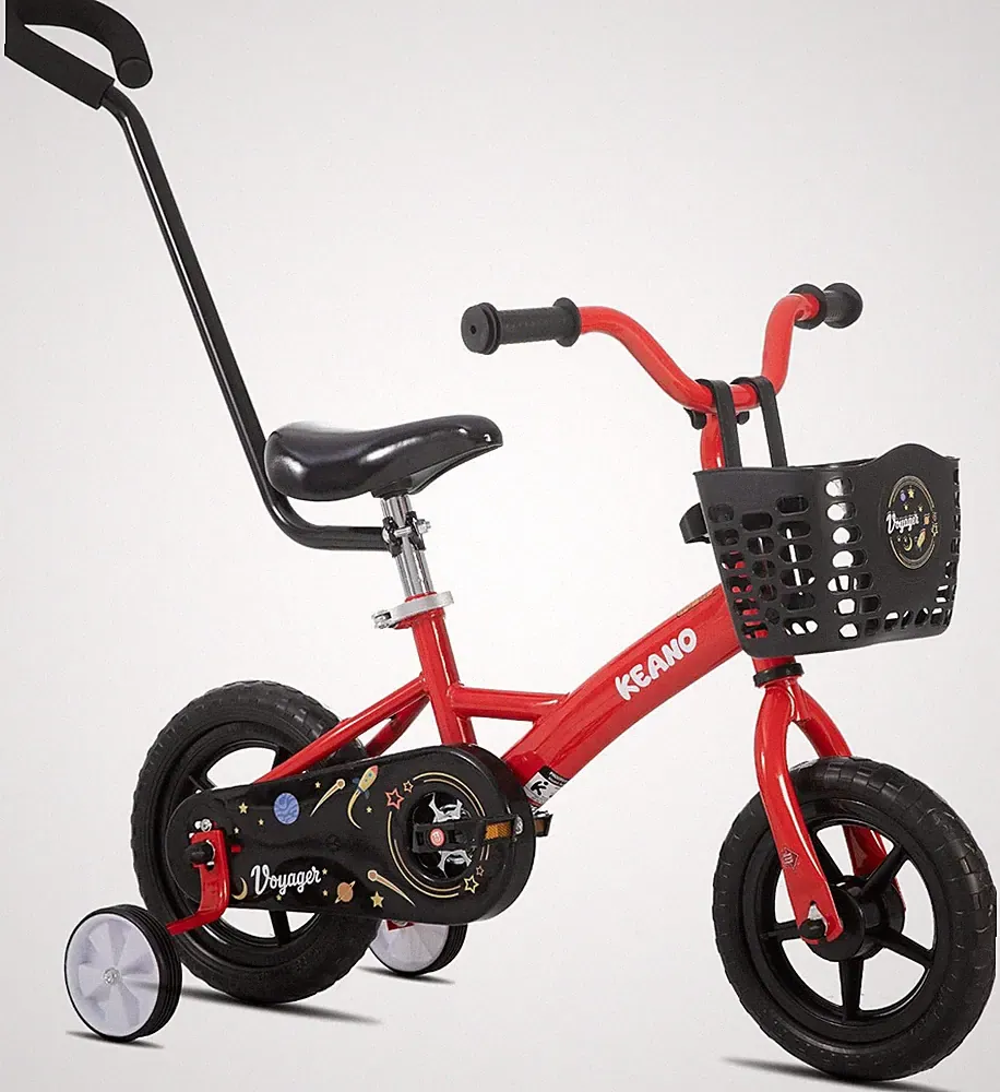 KEANO Voyager 10 12 Inch Kids Bike for Boys and Girls Ages 1-4 Years, Toddler Bi