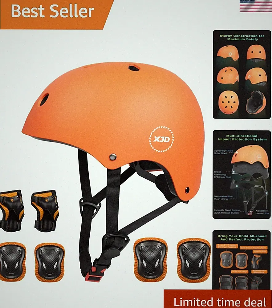 Kids Bike Helmet,Multi-Sport Protective Gear Set for 3-5-8-14 Boys Girls wit...