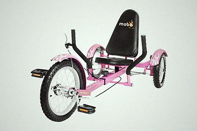 Mobo Triton Ultimate Three Wheeled Cruiser Kids Youth Ride On Pink Trike New