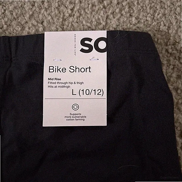 NWT Girls Bike Shorts Black Size L 10/12