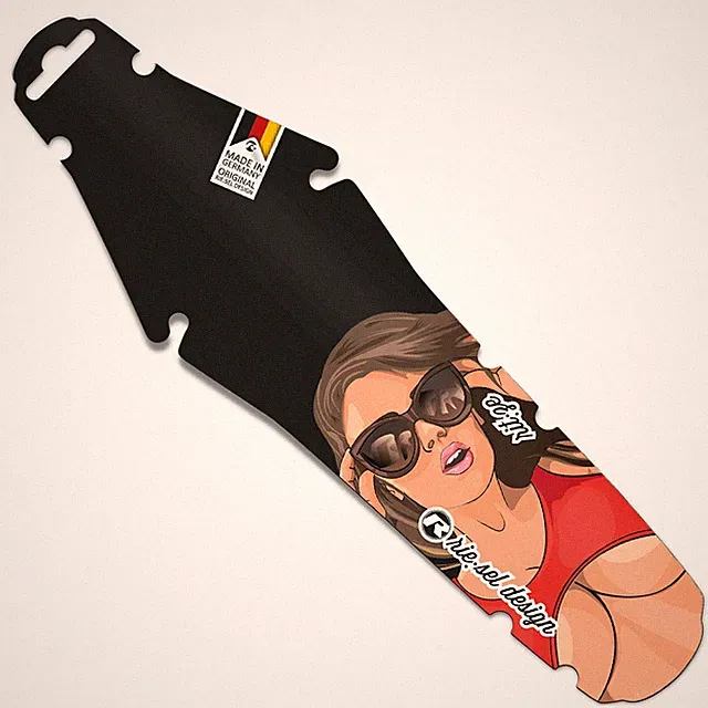 Riesel Design RIT:ZE - Rear Mudguard for Road, Fixie, MTB - Girl Bella