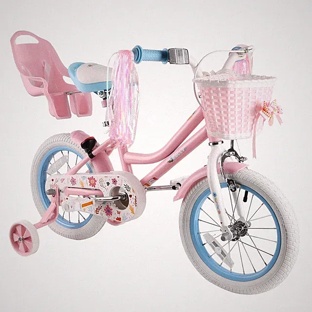 RULLY Daisy Kids Bike for Girls Ages 2-9 Years, 12 14 16 18 Inch Princess Gir...