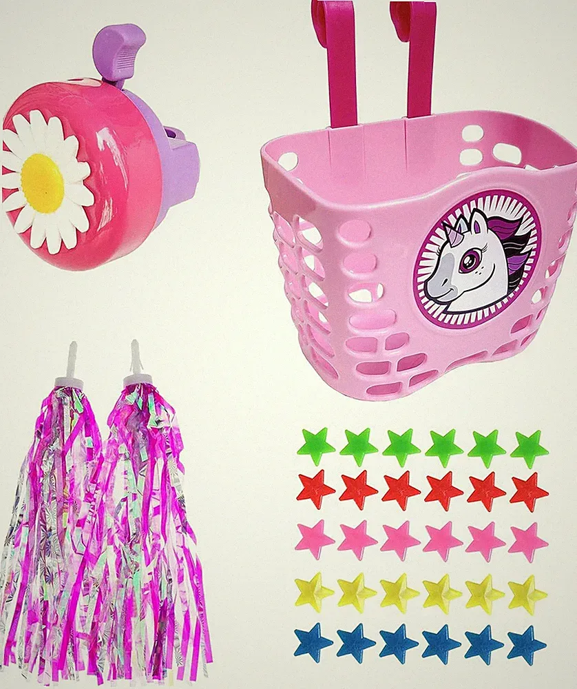 Suerico Girls Bike Decorations Kid Bicycle Accessories Kit- Bike Wheel Spoke...