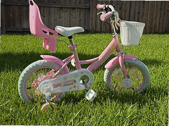 Titan 081-8116 Girls Flower Princess 16 inch BMX Bike - Pink