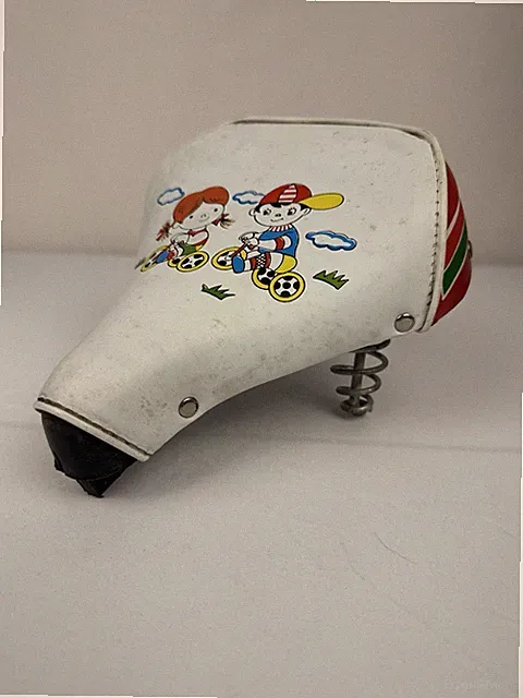 Vintage 1970s Tricycle Seat, Boy And Girl, Coupe Rider 202 Tandem Bike